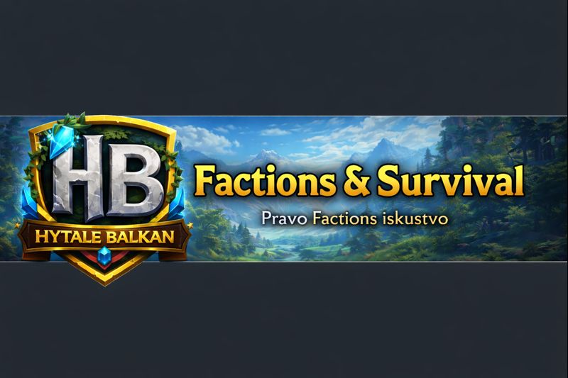 [ENG] HytaleBalkan [EU] – Factions • Survival • RPG Progression•24/7