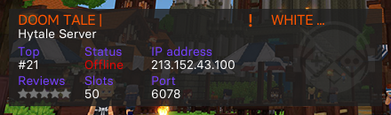 DOOM TALE | БЕЗ ПРИВАТА❗️WHITE LIST❗️| PVP 🥩