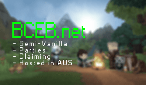 BCEB.net | Semi-Vanilla | PvP | Claims